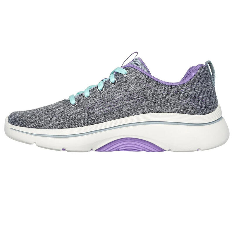 Sneaker "Go Walk Arch Fit 2.0 Vivid Sunset" Damen Grau/Lavendel