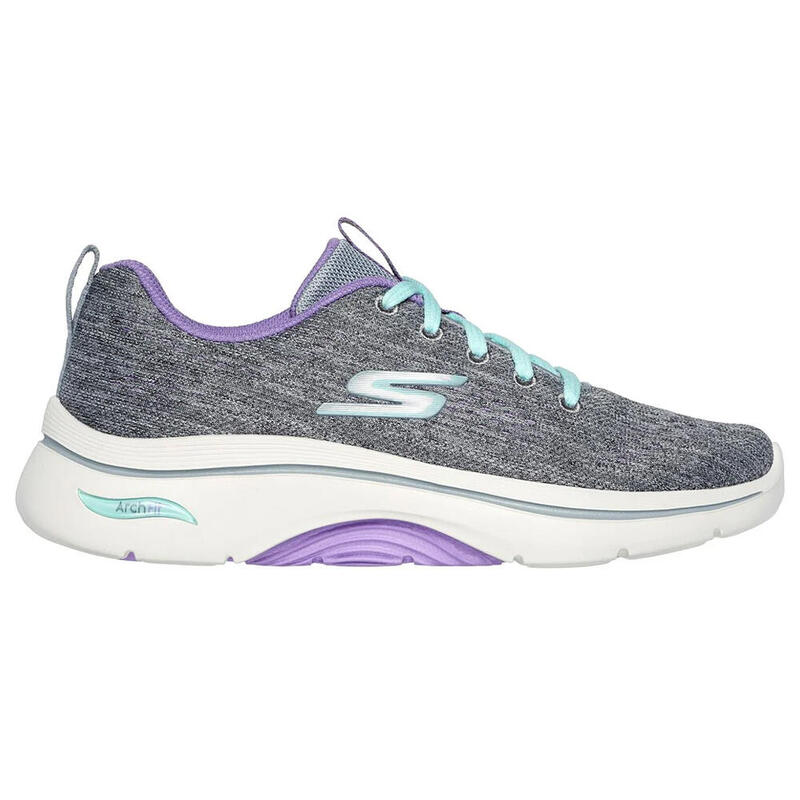 Sneaker "Go Walk Arch Fit 2.0 Vivid Sunset" Damen Grau/Lavendel