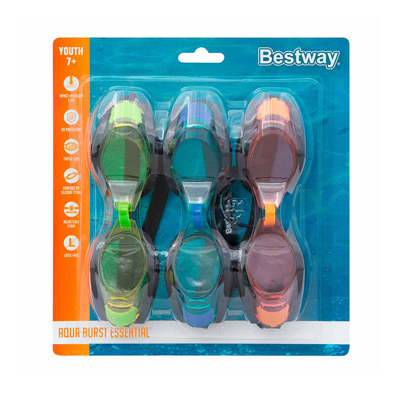 Gafas de Natación para Niños Bestway Negro