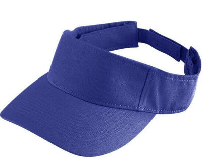 Zonneklep - vrouwen - verstelbaar - klittenbandsluiting - katoenen zweetband