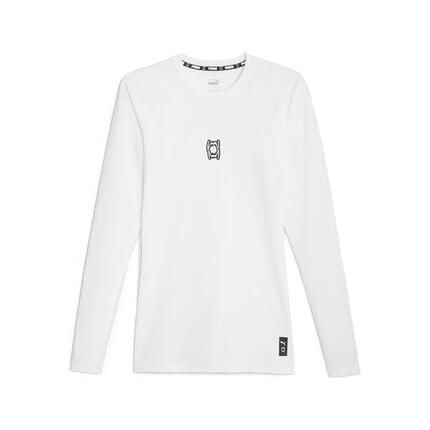 T-shirt de basketball à manches longues Hoops Team Homme PUMA Black