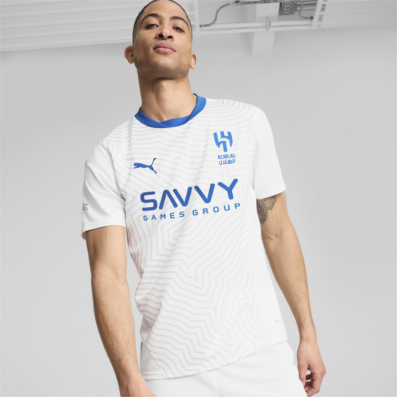 Al Hilal Saoedi F.C. 24/25 uitshirt voor heren PUMA White Blue Intense