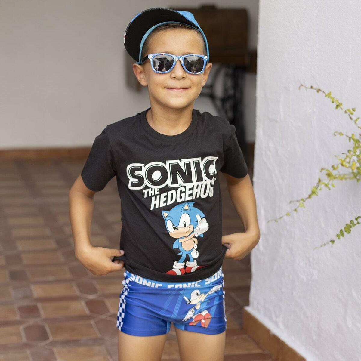 Boxer de Bain pour Enfants Sonic Bleu foncé 3/4