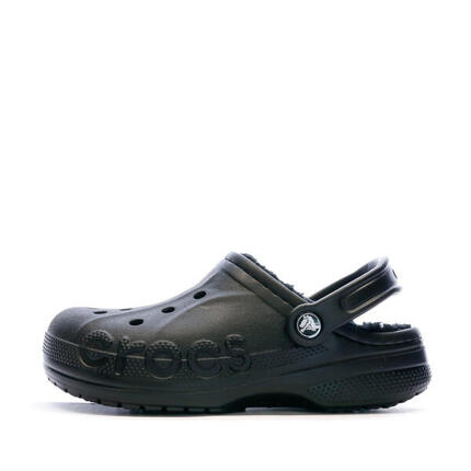 Sandales Crocs Noires Mixte Baya Lined Clog