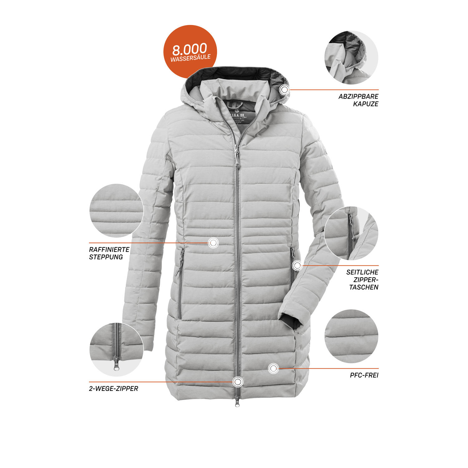 GIGA DX Damen Parka Bacarya 3/5