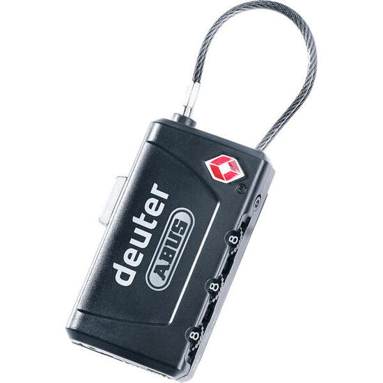Lucchetto TSA Deuter con cavo d'acciaio intrecciato
