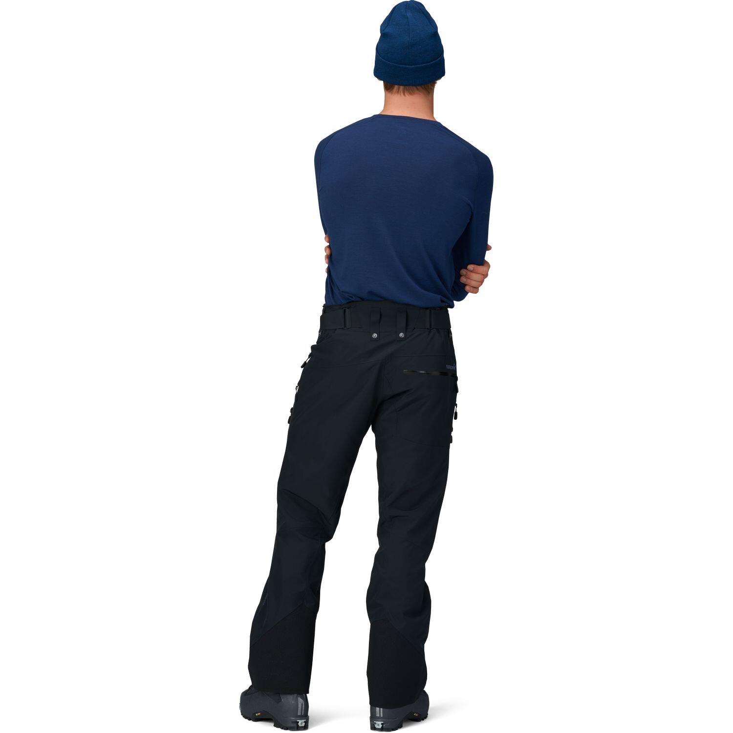 Pantalon De Ski / Snow Norrona Lofoten Gore-tex Insulated Caviar Black Homme 2/2
