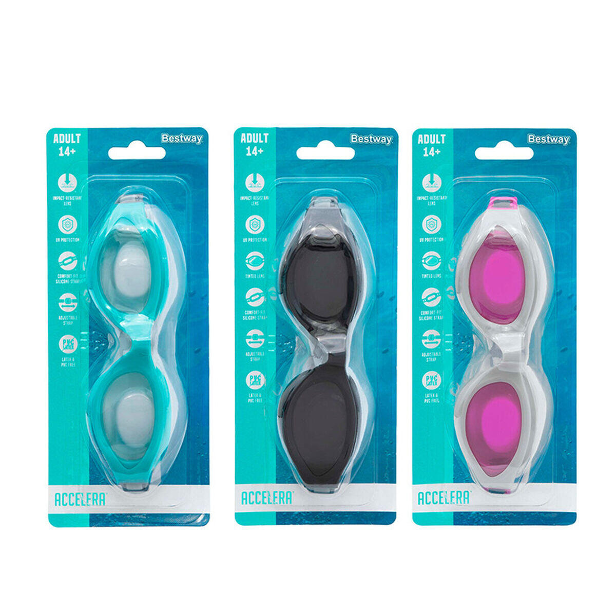 Óculos de Natação para Adultos Bestway + 14 Anos 5/7