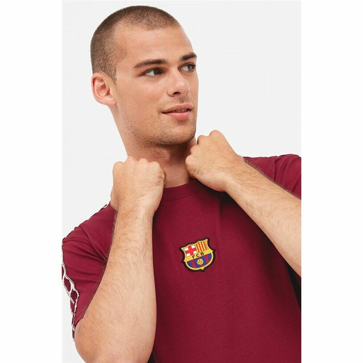 Maillot de Football à Manches Courtes pour Homme F.C. Barcelona Homme 4/5
