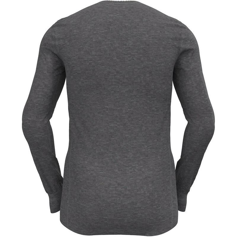 ODLO Shirt Ronde Hals Lange Mouwen ACTIVE WARM ECO Thermoshirt ODLO STAALGRIJS