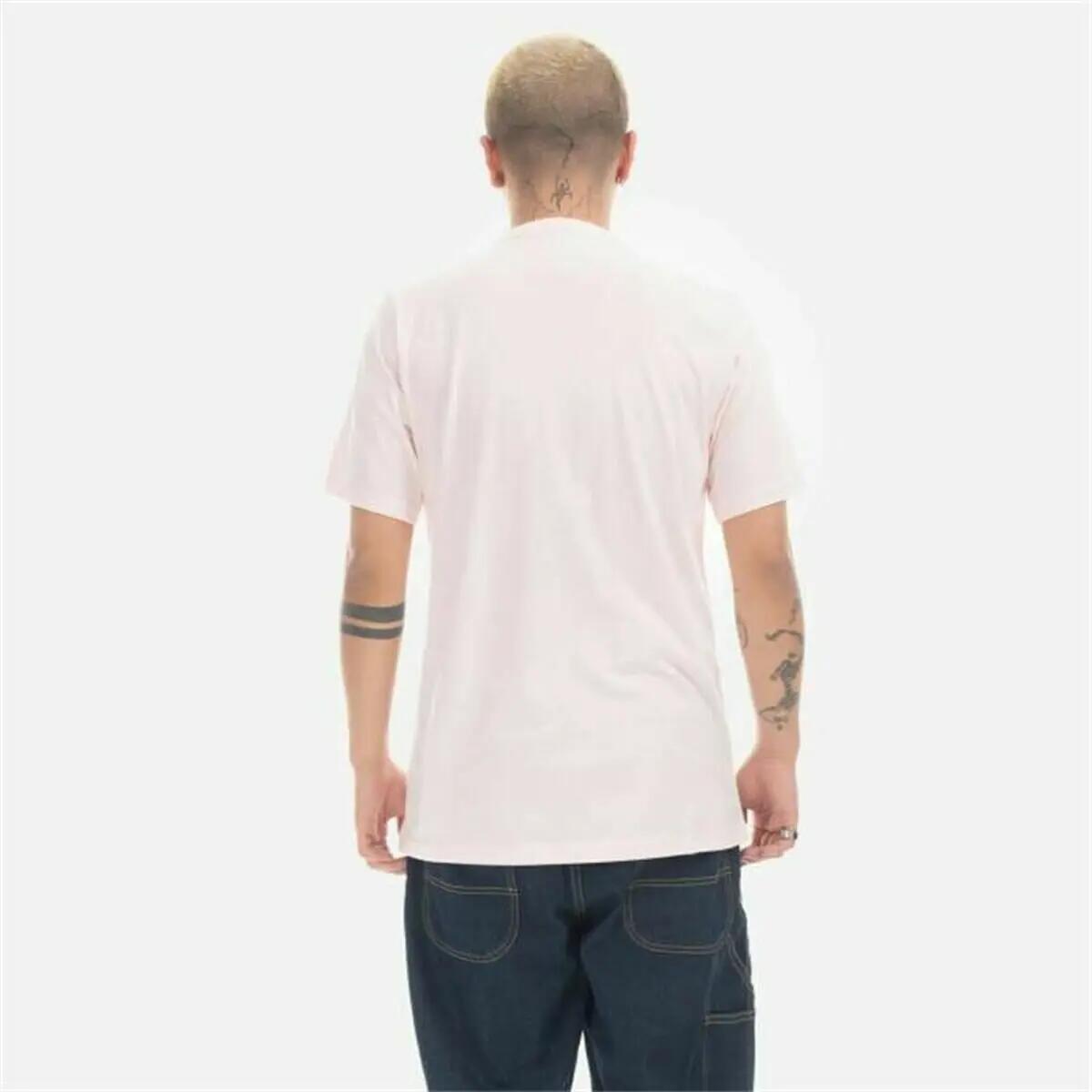 Herren Kurzarm-T-Shirt Converse Classic Fit All Star Single Screen Hellrosa 3/3