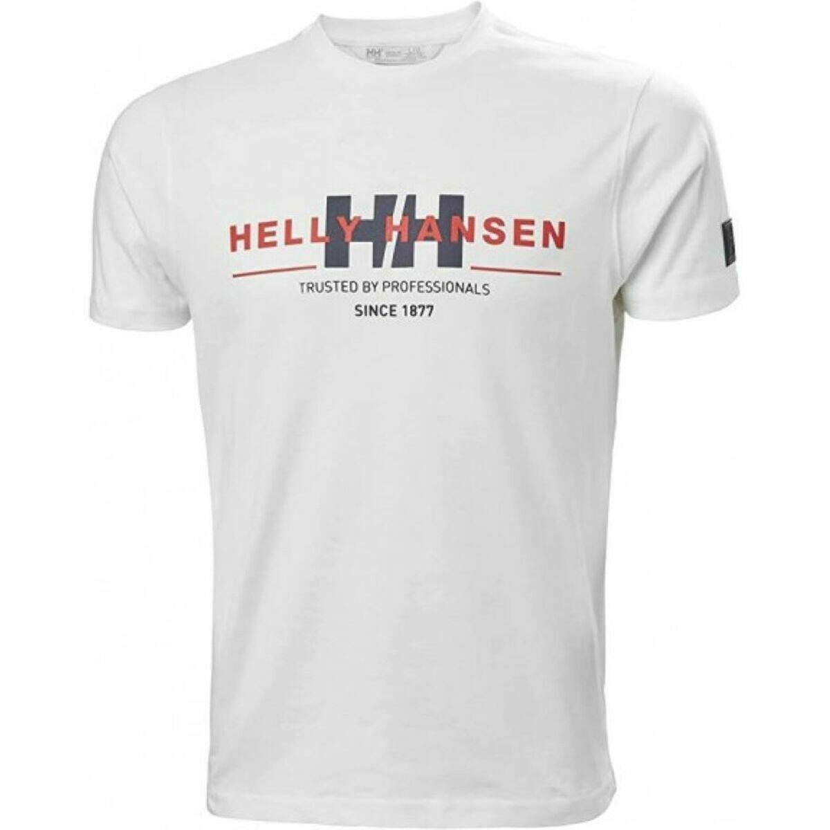 T-shirt à manches courtes homme Helly Hansen 53763 001 Blanc 2/2