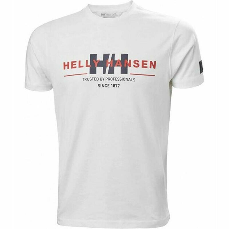 Camiseta de Manga Corta Hombre Helly Hansen 53763 001 Blanco