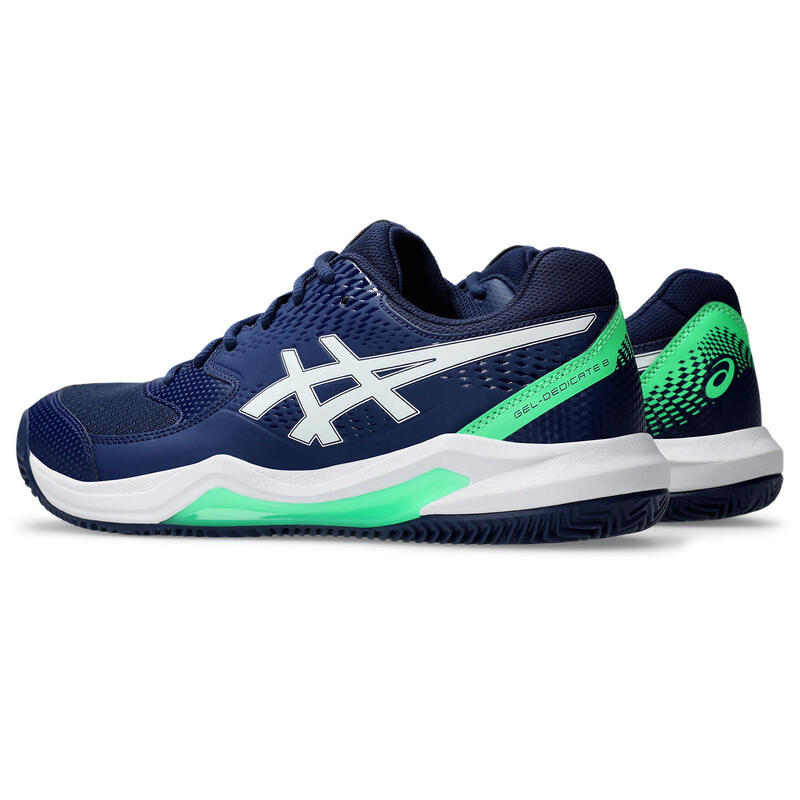 Tenis Y Padel Hombre - ASICS Gel Dedicate 8 CLAY - BlueExpanse/White