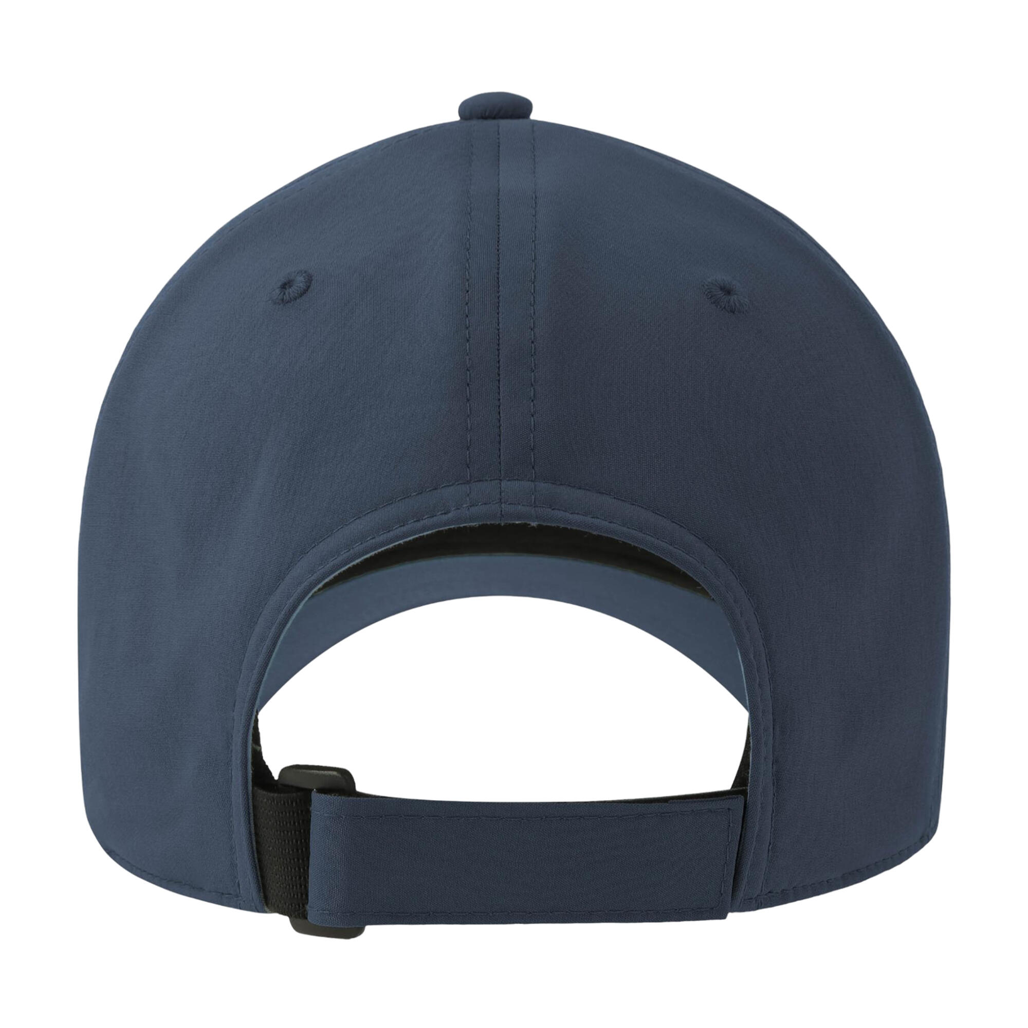 Unisex Adult 6 Panel Fitted Baseball Cap (Navy) 2/4