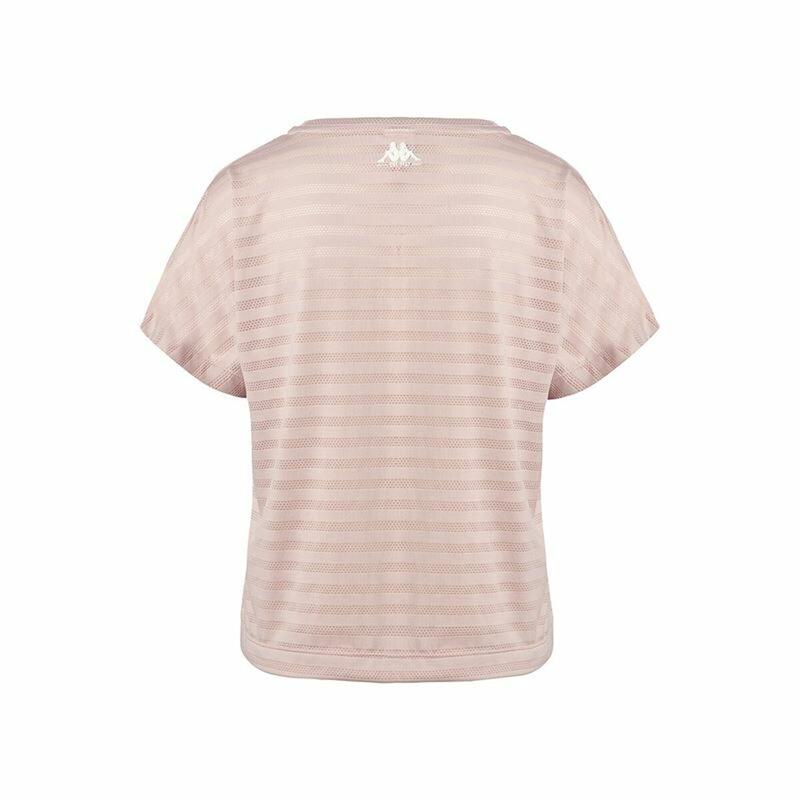 Camiseta de Manga Corta Mujer Kappa Yamila Rosa