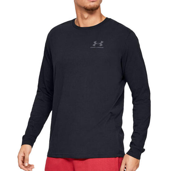 T-shirt Manches Longues Noir Homme Under Armour Ua Tech 2.0
