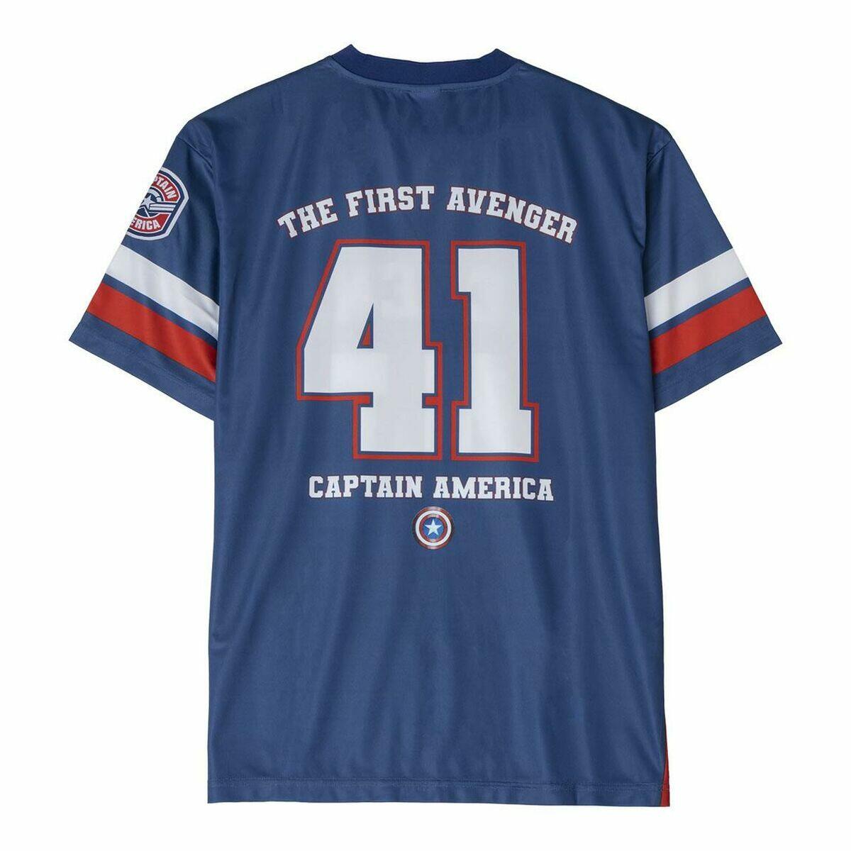Unisex Kurzarm-T-Shirt The Avengers Legend Blau 2/4