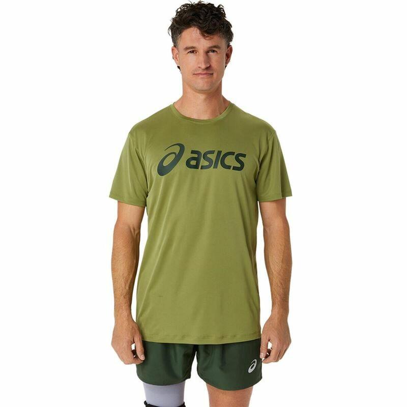 Camiseta de Manga Corta Hombre Asics Core Top  Verde militar