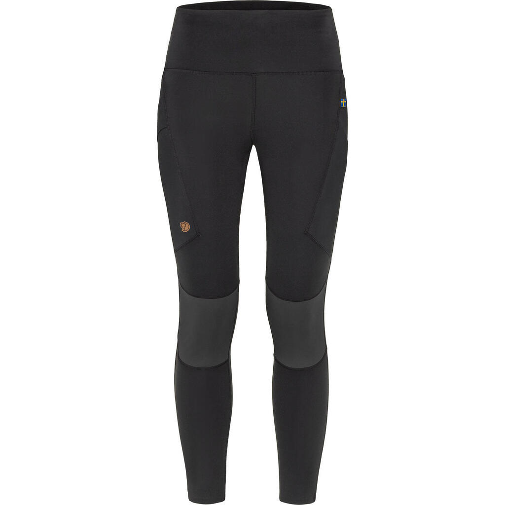 Fjällräven Abisko Pro W Trekking Tights, Black-Basalt, Size S for Women