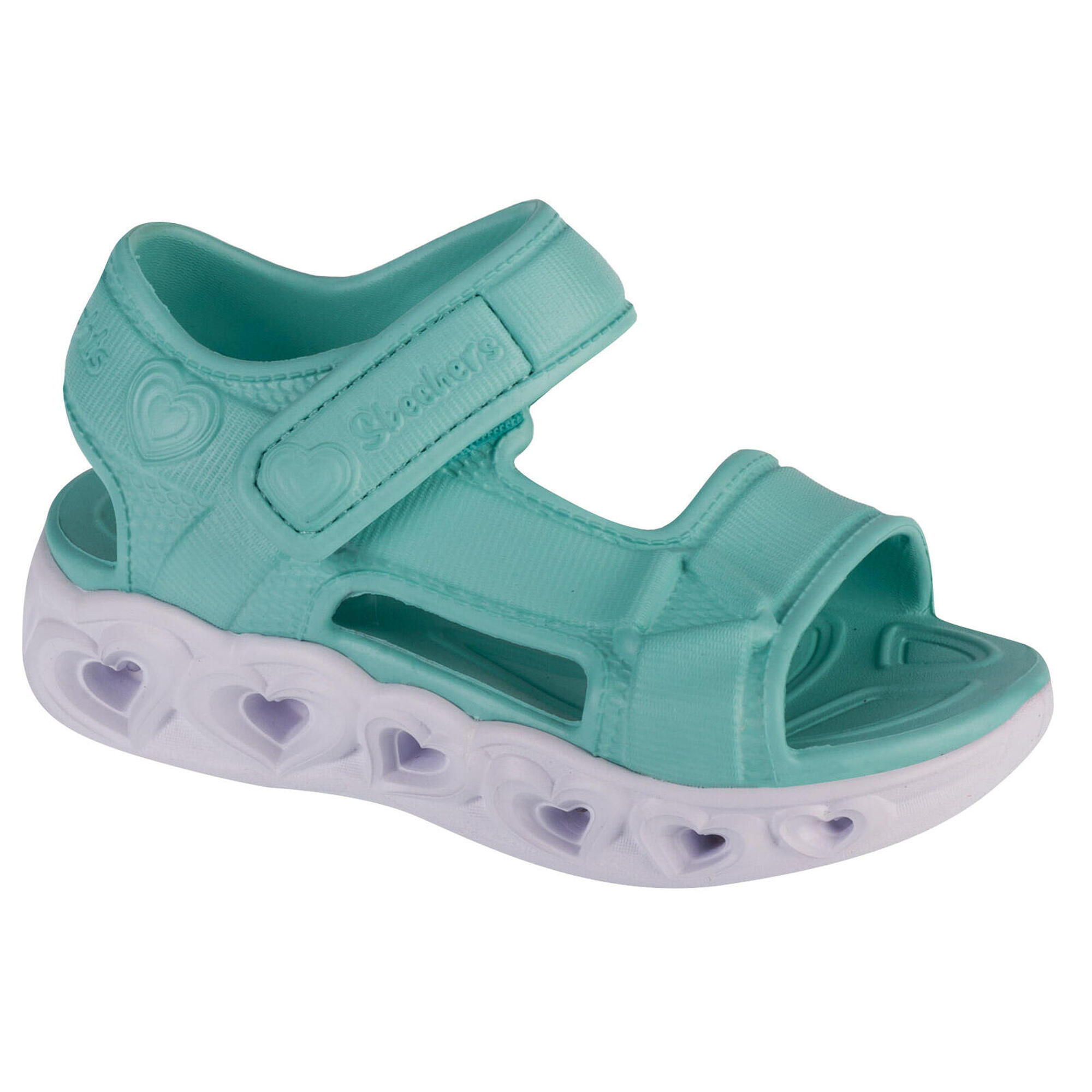 Skechers - Des Sandales Pour Filles Heart Lights Sandal - Always Flashy - Sandales - Vert - 25 - Decathlon