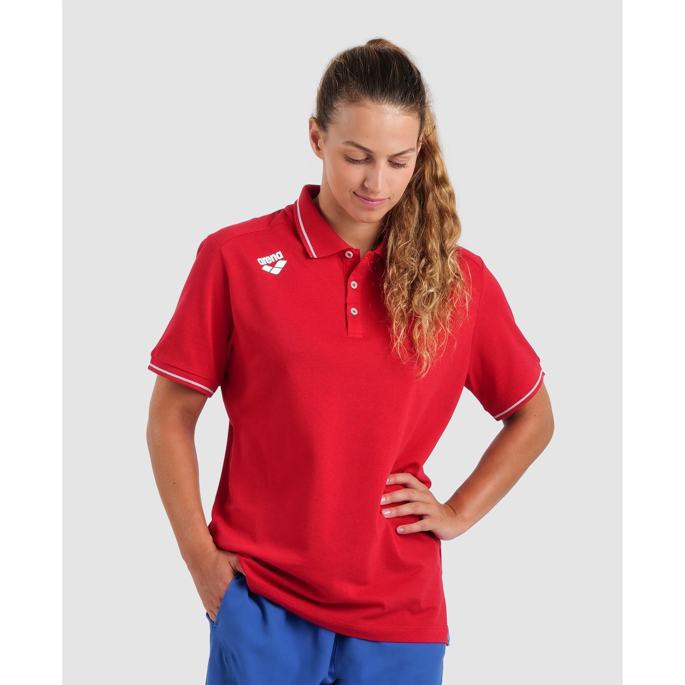 Polo coton Arena Team Solid 3/7
