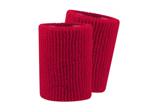 TCK Fascia da polso - Modello lungo - Terry - Coppia - 14 cm