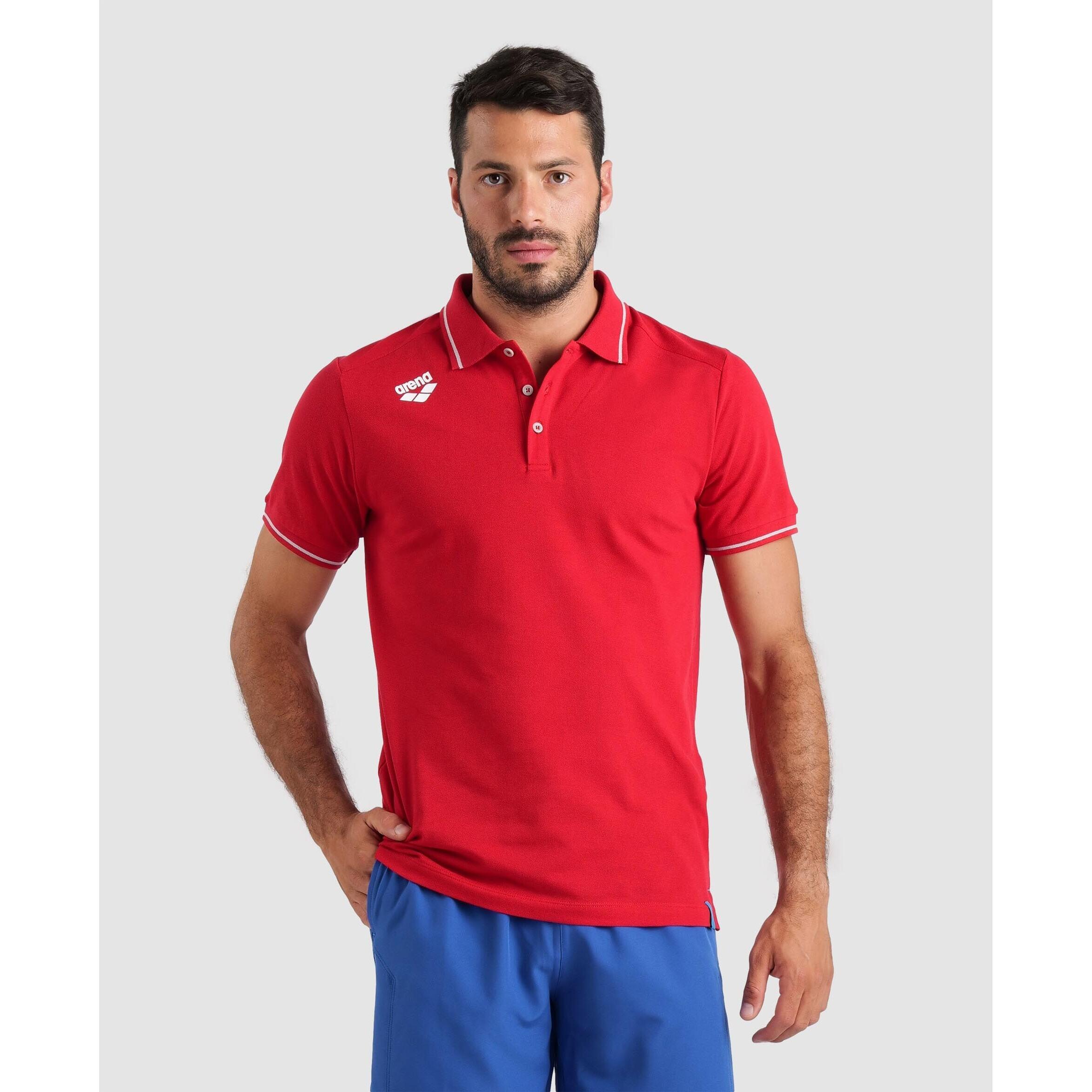 Polo coton Arena Team Solid 2/7