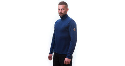 Baselayer merino extreme outdoor heren lange mouw halve rits