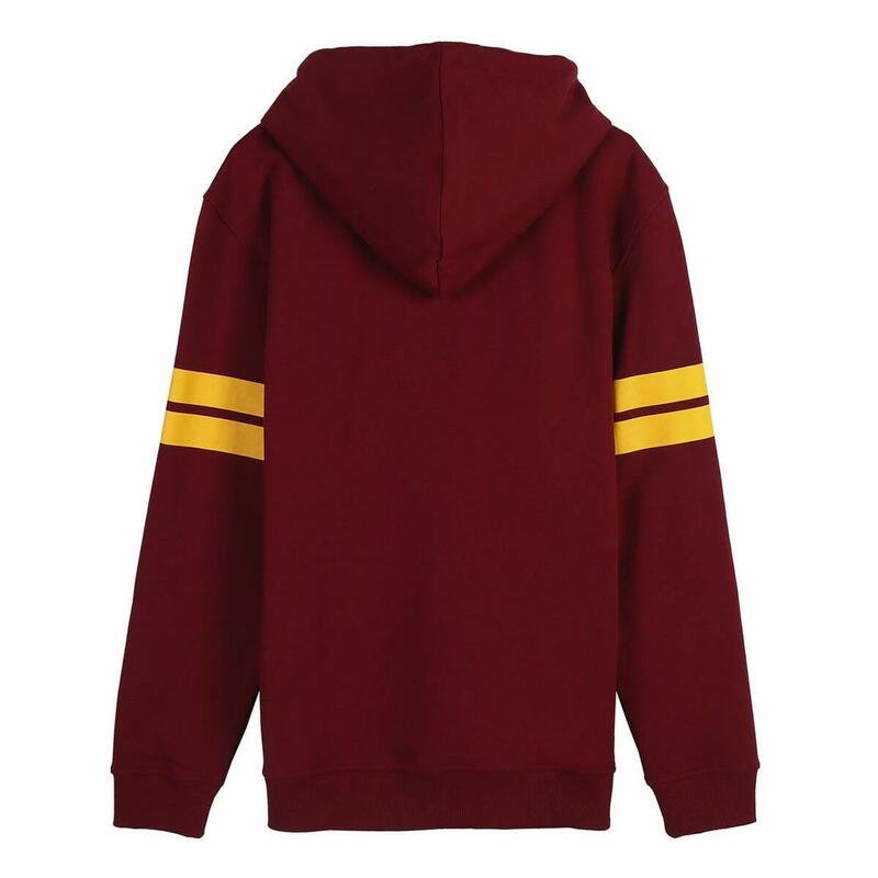 Sudadera con Capucha Hombre Harry Potter Rojo Oscuro