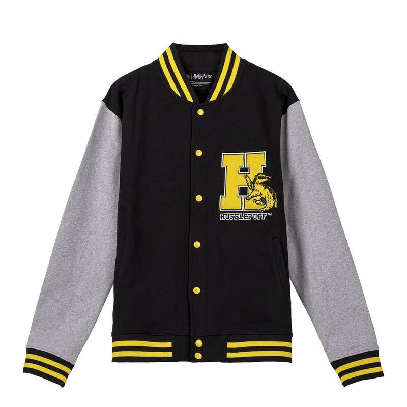 Sudadera sin Capucha Unisex Harry Potter Hufflepuff Gris