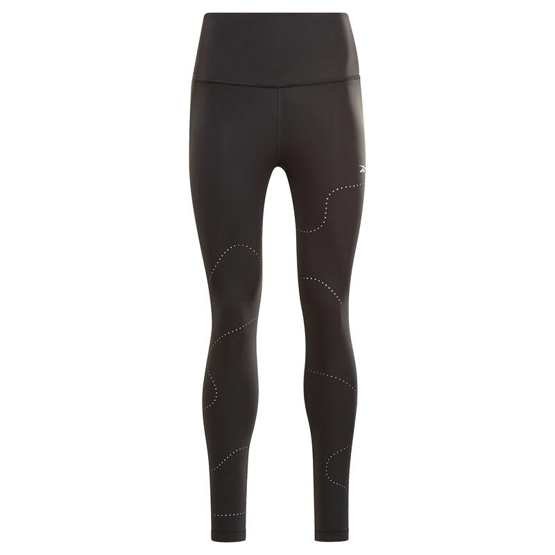 Leggings Reebok Lux Perform High Rise, Zwart, Dames