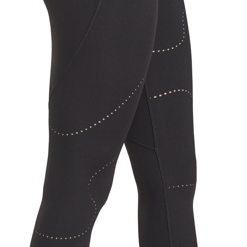 Leggings Reebok Lux Perform High Rise, Zwart, Dames