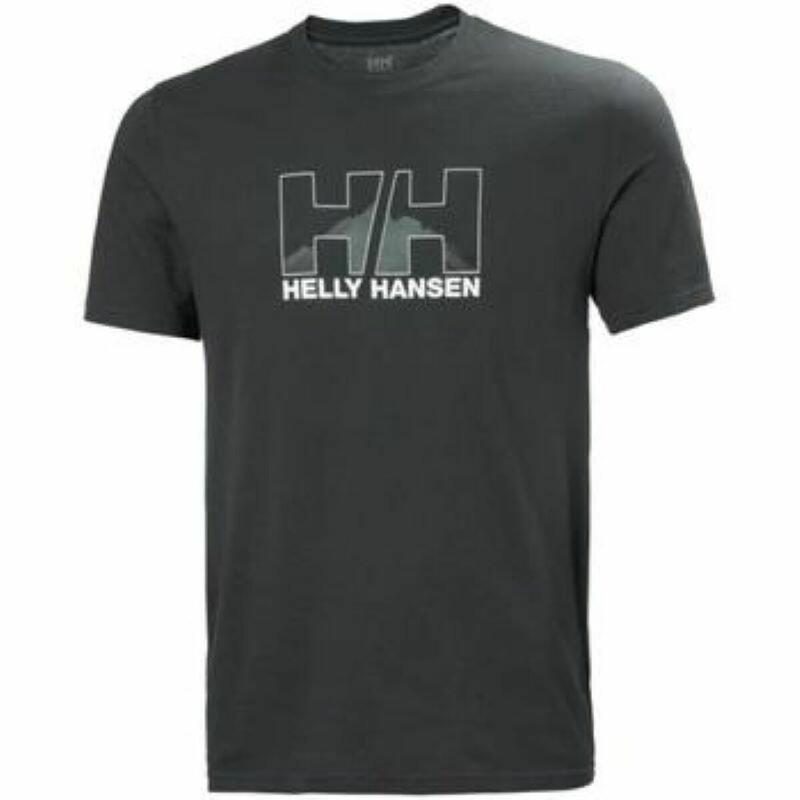 Camiseta de Manga Corta Hombre Helly Hansen 62978 981 Gris