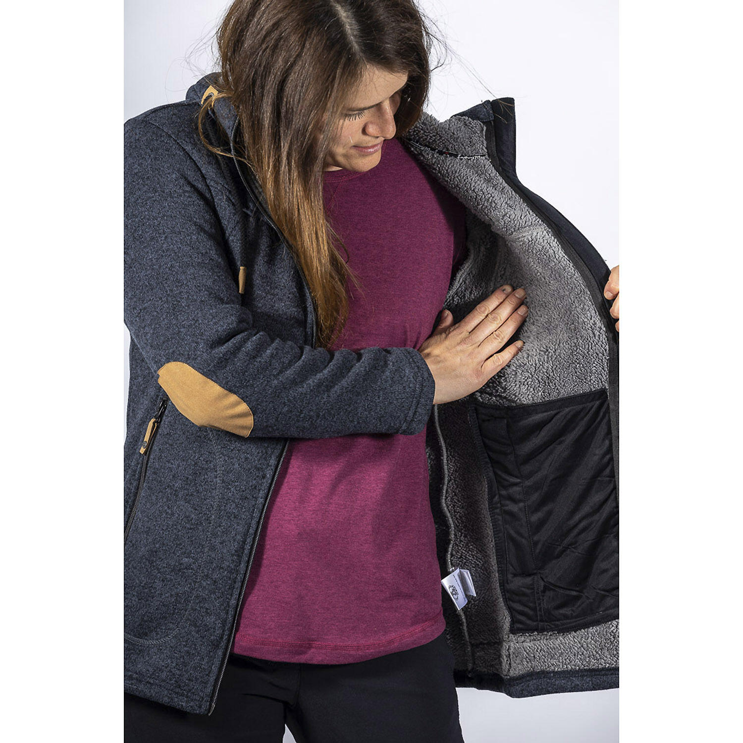 Damen Polar-Strickfleecejacke Wilde Kaiserin 6/7