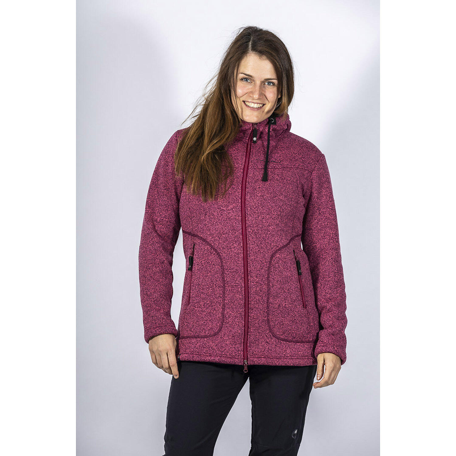 Damen Polar-Strickfleecejacke Wilde Kaiserin 2/7