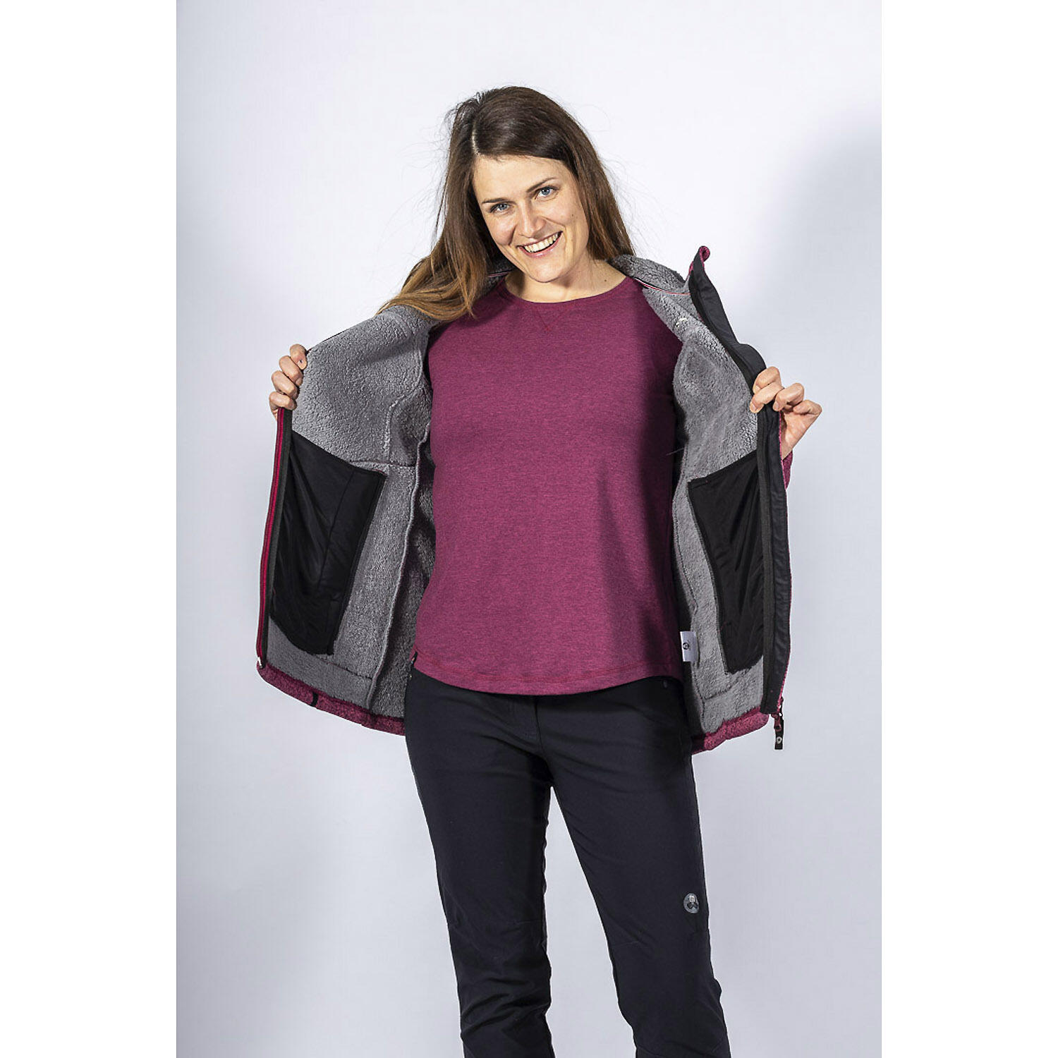 Damen Polar-Strickfleecejacke Wilde Kaiserin 7/7