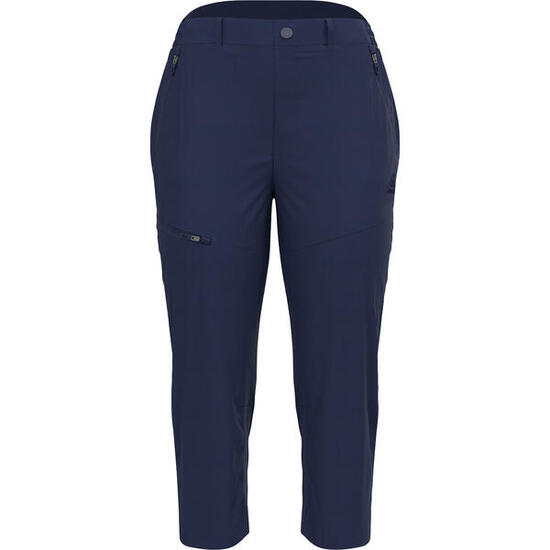 Odlo Damen 3/4 Ascent Light Wanderhose Schwarz