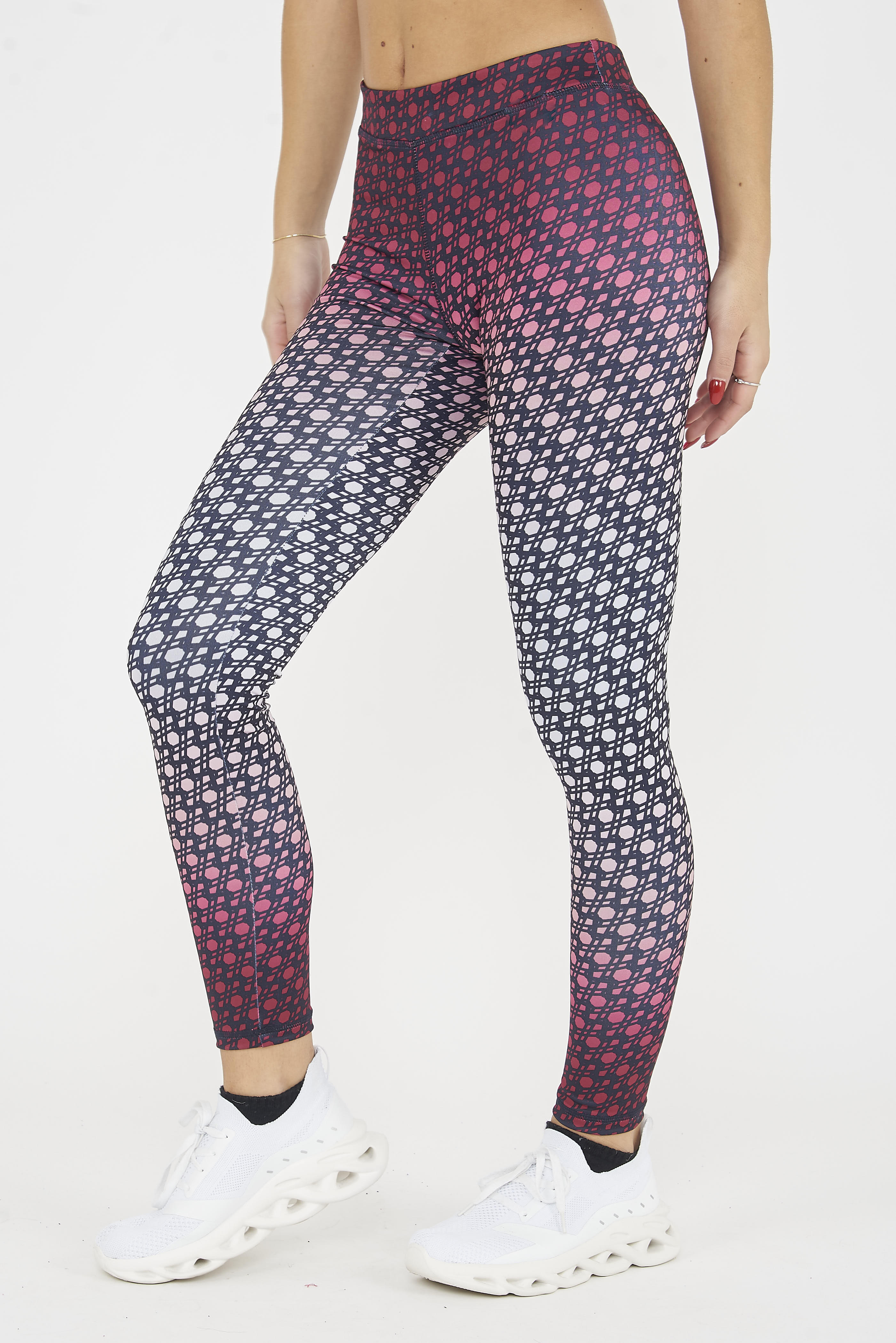 ELPLAYER Leggings De Treino Feminino Netmesh