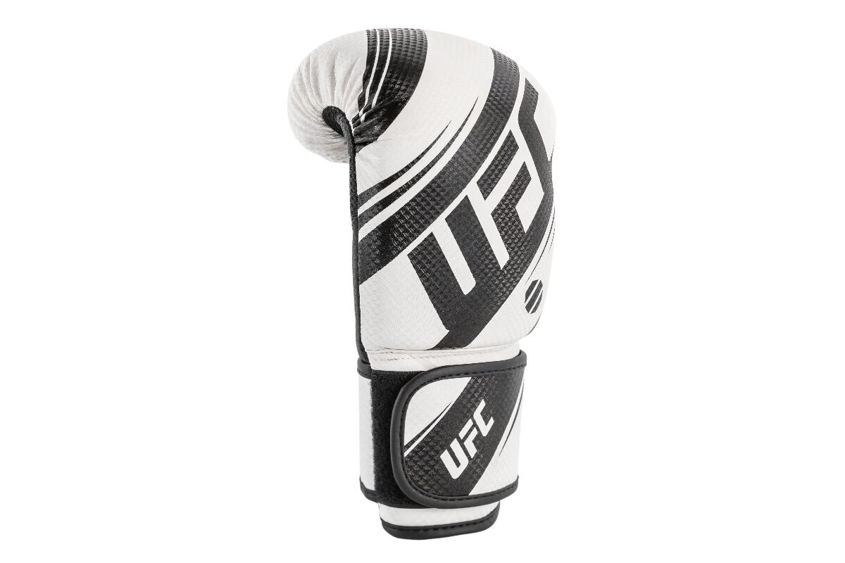Guantoni da boxe UFC PRO Performance Rush – Bianco/Nero – 14oz 7/7