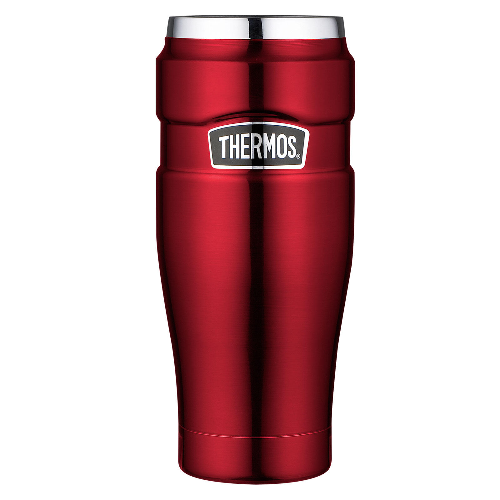 Thermos - Gobelet 0,47l Isolant Voiture Café Camping Inox - Verre - Rouge - Decathlon