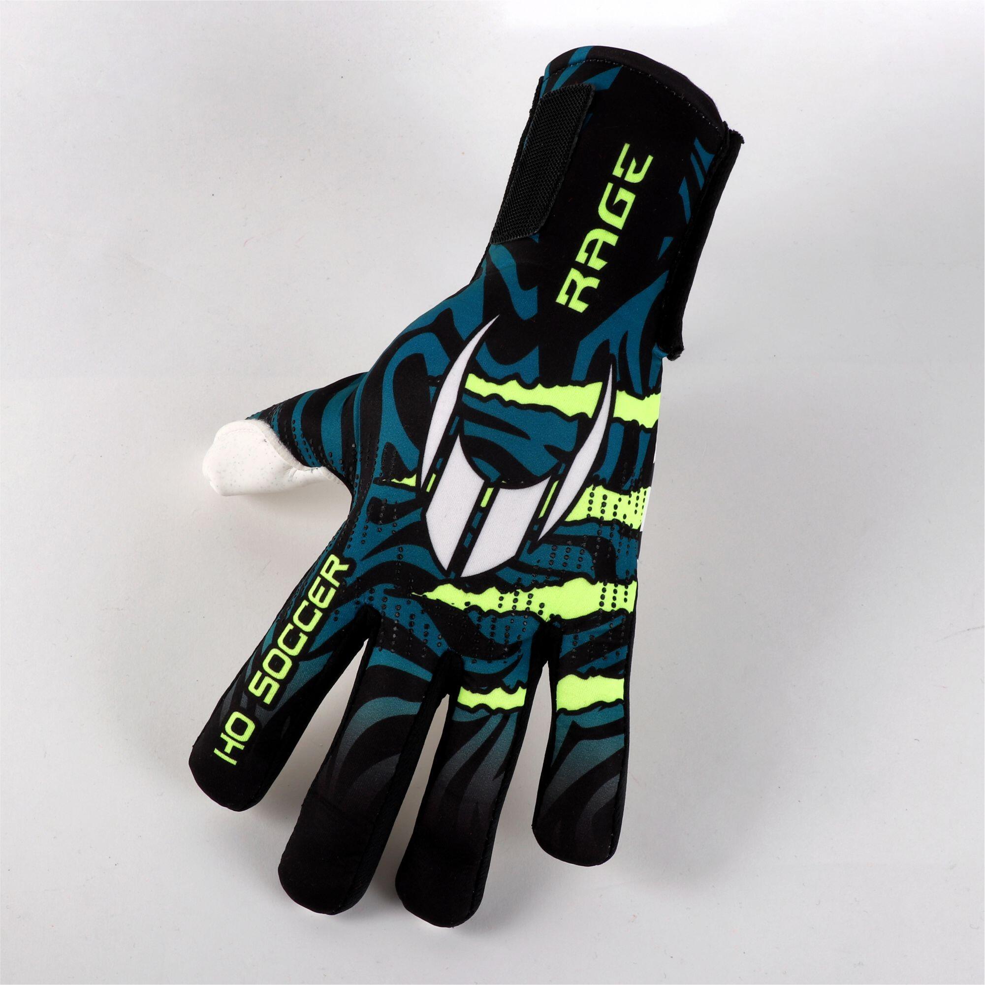 Luvas Guarda-Redes de Futebol RAGE PLUS HAZARD V2 LIME 5/6