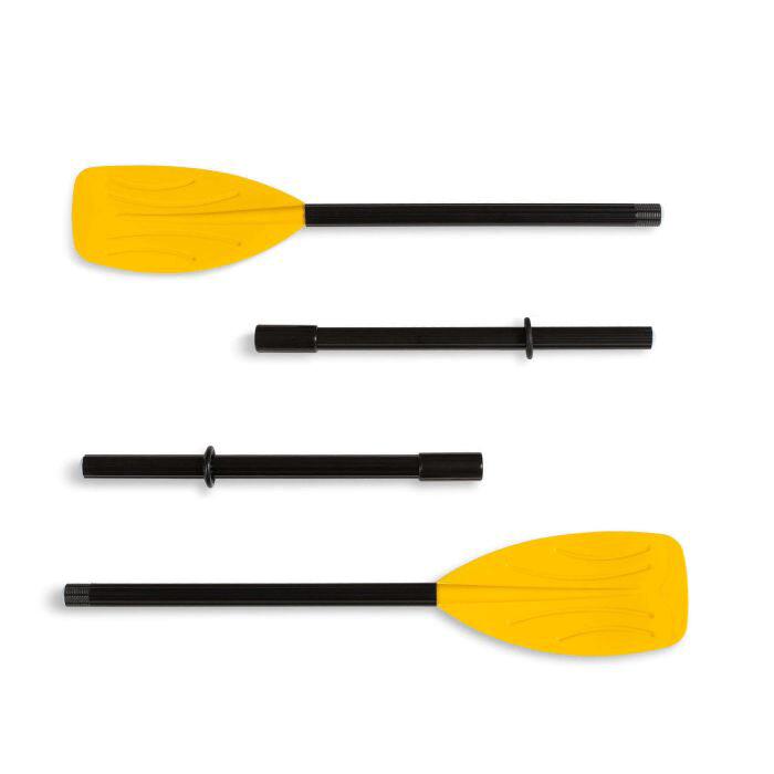 Rames canoë kayak - Aluminium Et PVC jaune adulte