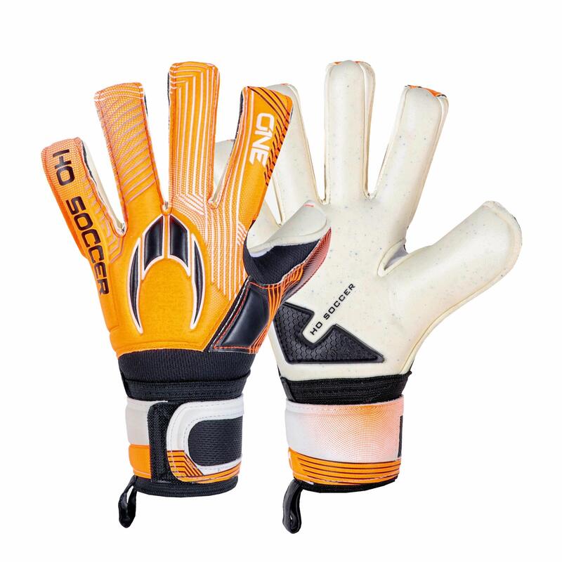 Fußballtorwart-Handschuhe ONE NEGATIVE SHIELD BLADE ORANGE