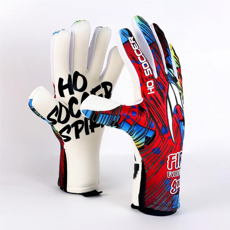 Guante de portero Ho Soccer Adulto First Evolution III Graffiti Rojo