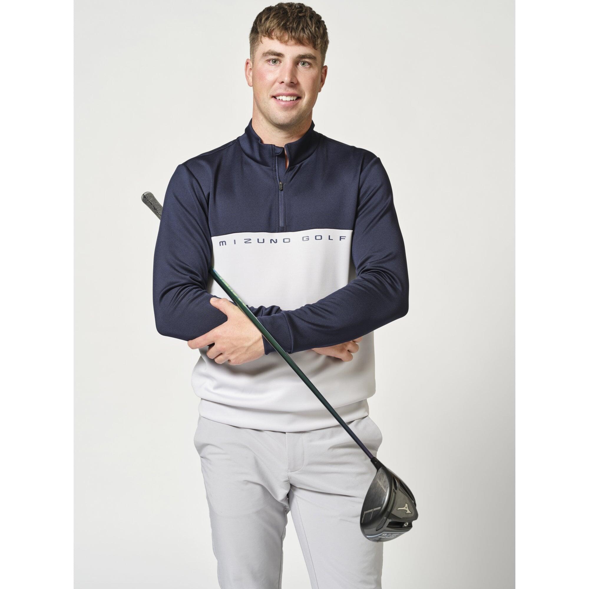 Mizuno Trace 1/4 Zip - Grey 3/5