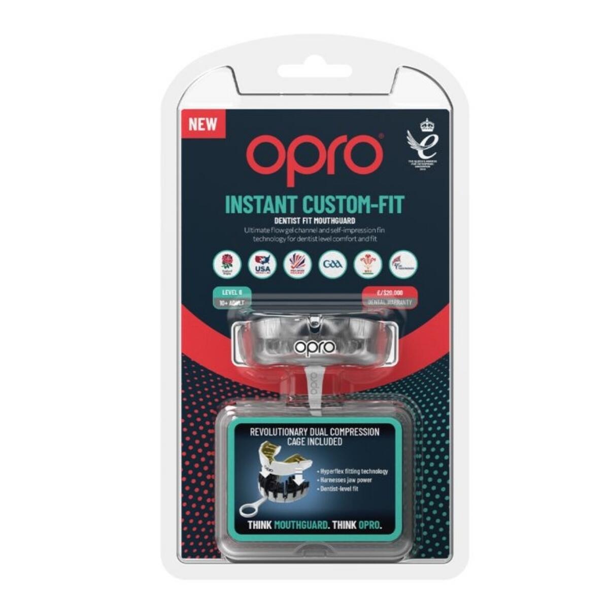 Zelfaanpassende gebitsbeschermer Opro Instant Custom Self Fit 5/7