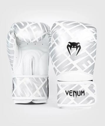 Gants de boxe Venum Contender 1.5 XT – Blanc / Argent – 16 oz