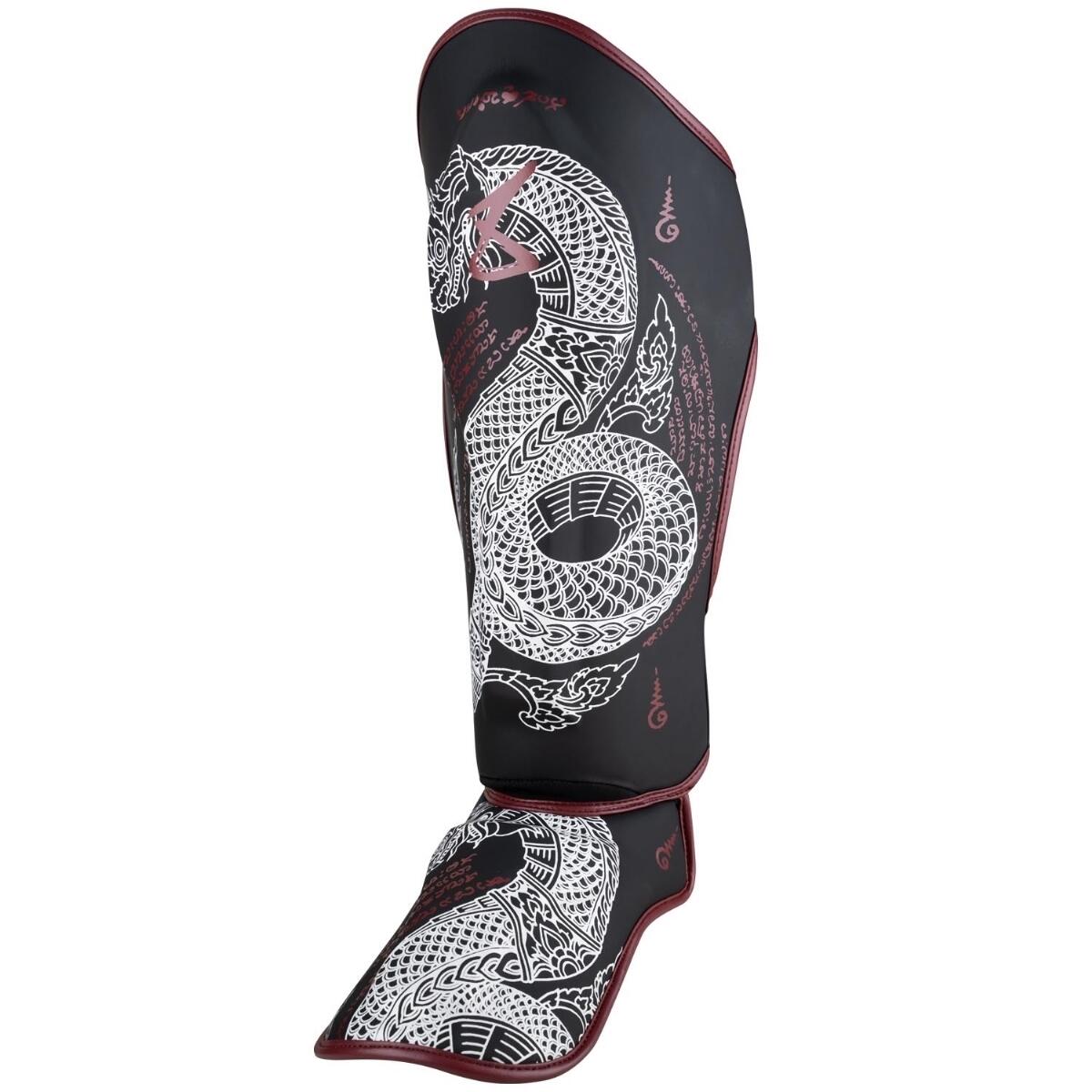 8 WEAPONS Shin Guards - Sak Yant Naga black XL 3/7