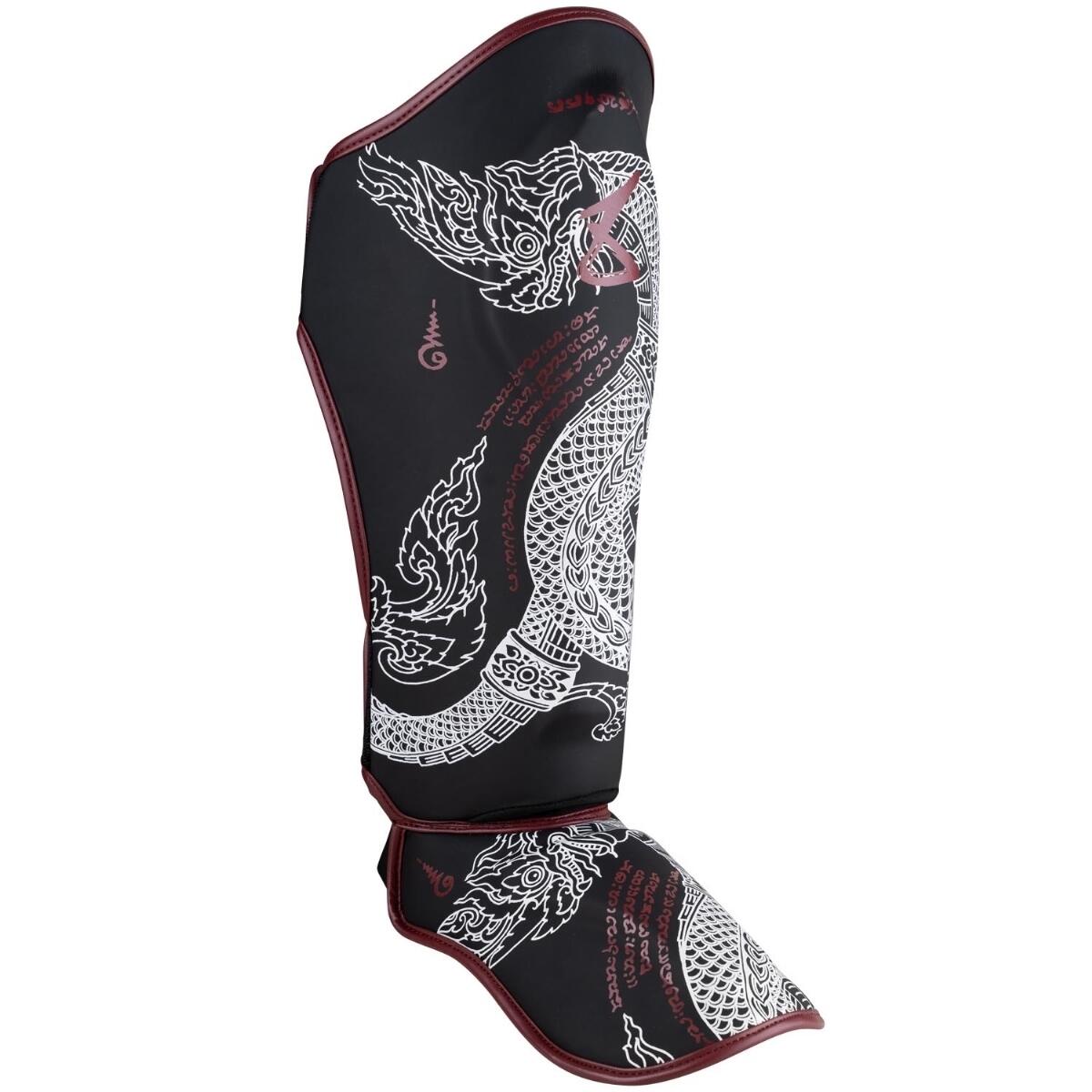 8 WEAPONS Shin Guards - Sak Yant Naga black XL 4/7